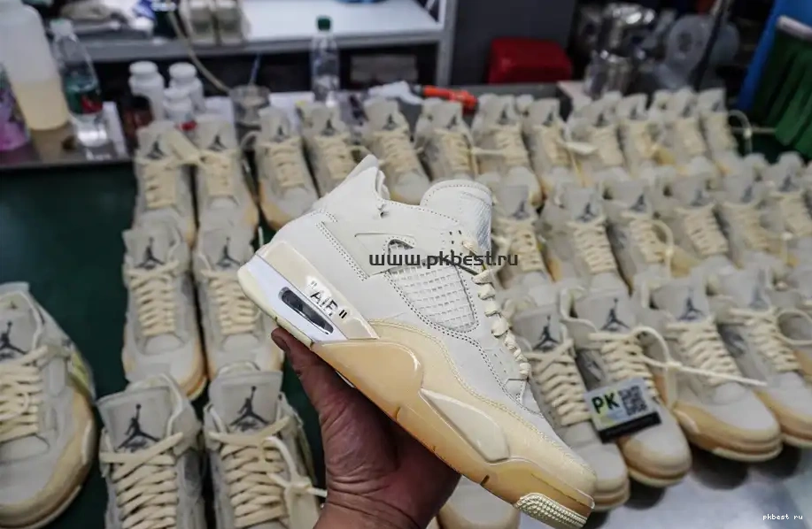 JORDAN SAIL OFF-WHITE TO READY SHIP RETRO MATERIALS RETAIL 4 0602